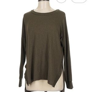 Cozy Olive Crewneck Sweater